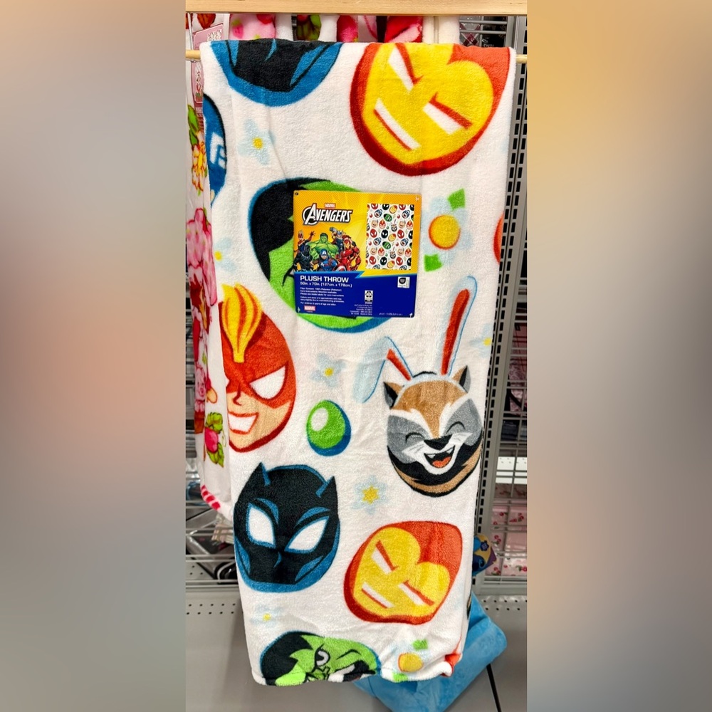 Marvel Easter plush blanket throw